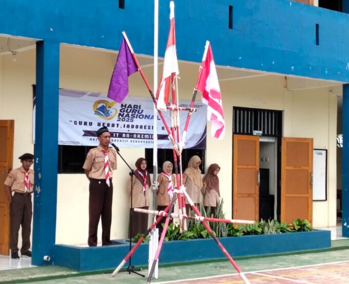 SMP IT An-Nazmin Gelar Perjusa Disertai Pengisian SKU dan Pelantikan Penggalang